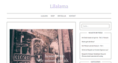 Desktop Screenshot of lilalama.de